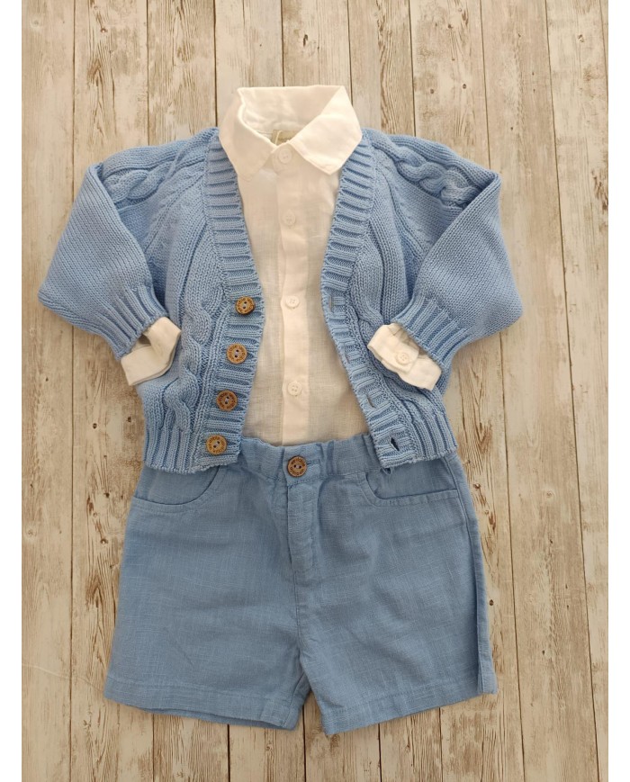Completo wedoble azzurro