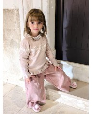 Vestito a Balze Rosa
