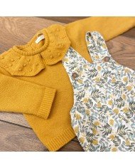 Salopette e Maglione Bimba