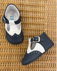 Scarpe bianche/blu