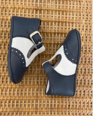 Scarpe bianche/blu